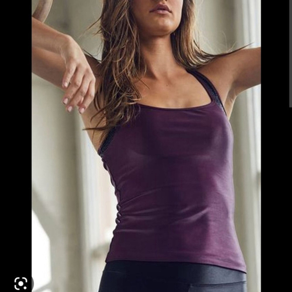 Koral Fling Infinity Tank - Eggplant/Black Sz Small - Picture 3 of 13